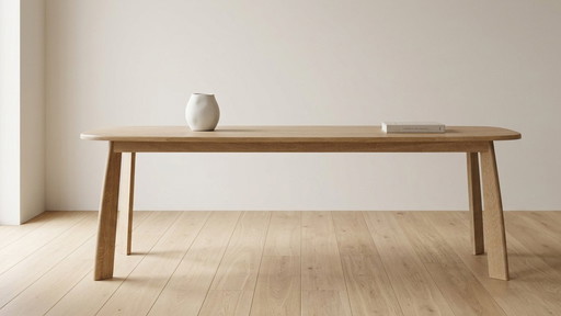 Solid oak table – Sylvain Willenz for Quodes – 240 cm
