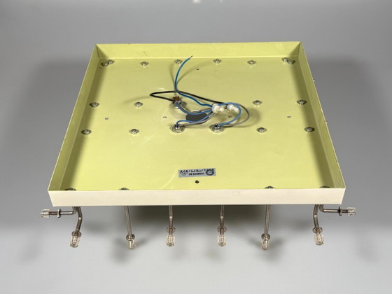 Image 1 of 60er 70er Jahre Ice Glas Plafoniere Flush Mount von Kalmar Franken KG Österreich