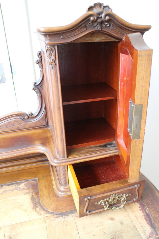 Image 1 of Bureau ancien de style Louis Quinze 19ème siècle