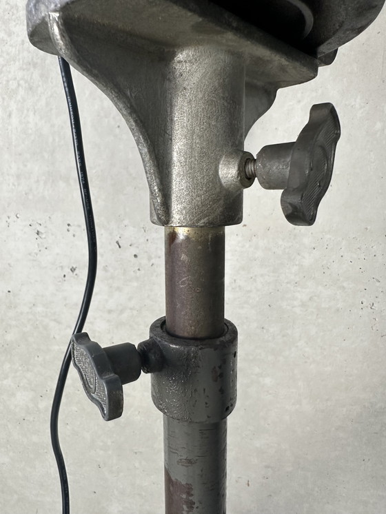 Image 1 of Vintage Industrial Theater Spot on Tripod - Cremer