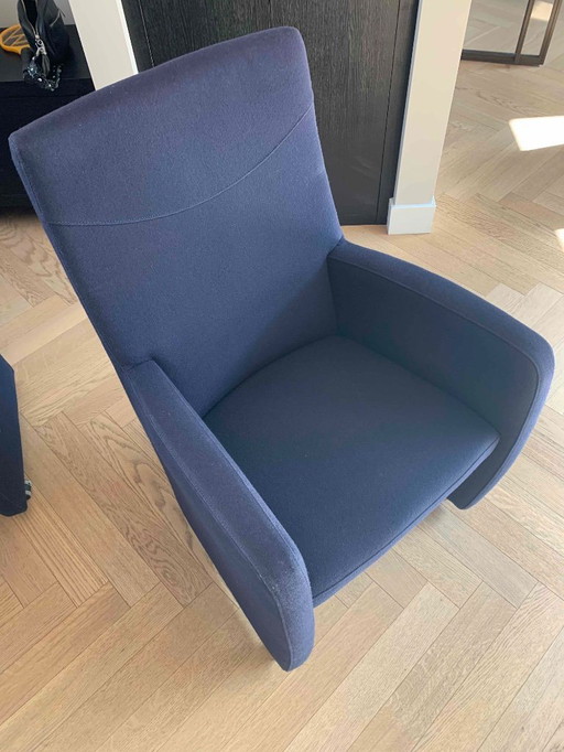 4x Leolux Kilenge Armchairs