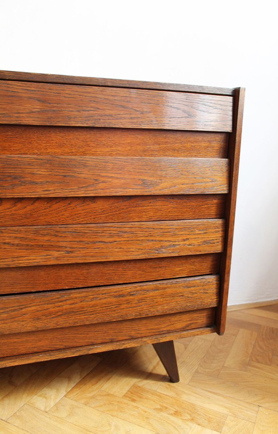 Jiří Jiroutek U-458 Sideboard – Oak – Interiér Praha – 1972 – Interier Praha, Wood (photo 5 of 17)