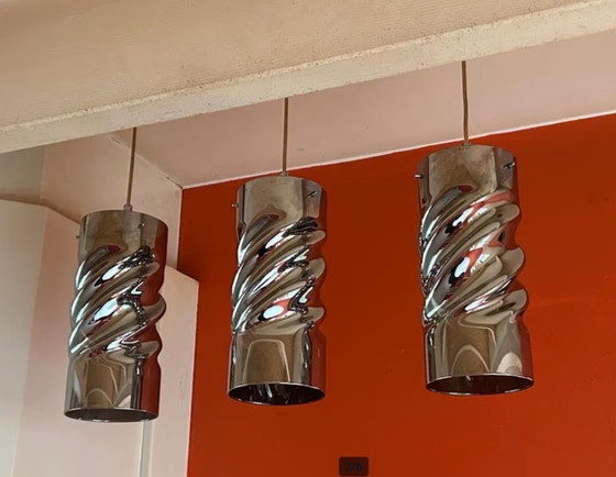 Image 1 of chromen spiegelglas lampen