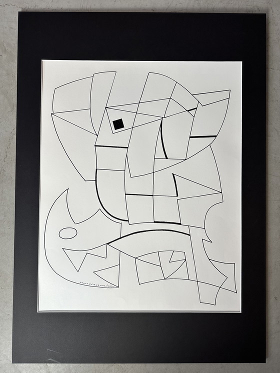 Image 1 of Genummerde zeefdruk - Carlo De Roover - Gesigneerd