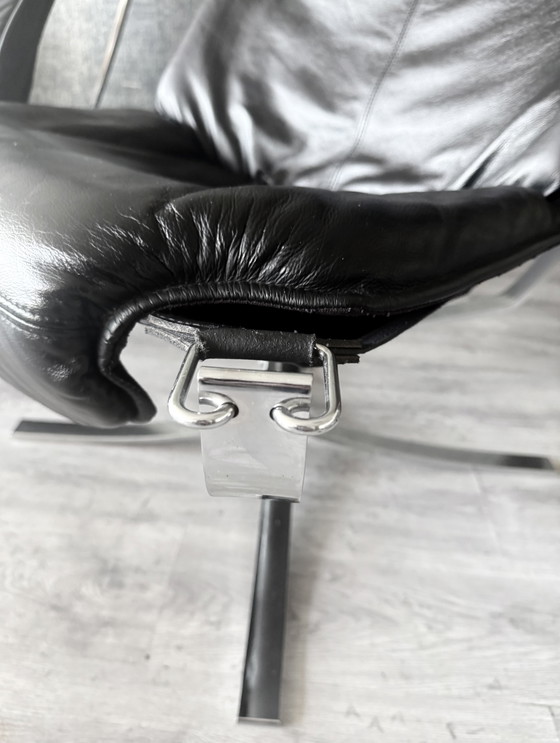 Image 1 of Suite Lounge Vintage Sigurd Resell « Falcon » pour Vatne Møbler (Norvège)