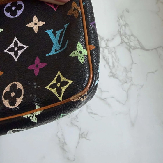 Louis Vuitton Monogram Multicolor Pochette Accessoires – Clutches, Lienzo, Ante, Vintage (photo 20 of 22)