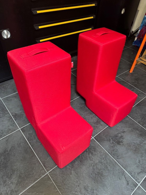 Image 1 of Asiento tapizado de diseño Lümmel