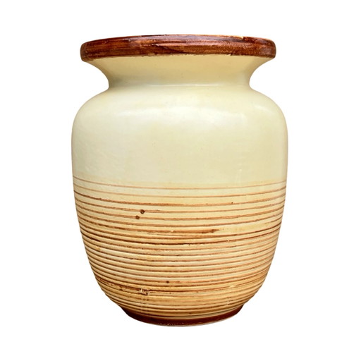 Vase en céramique VEB Haldensleben, Allemagne, années 1950.