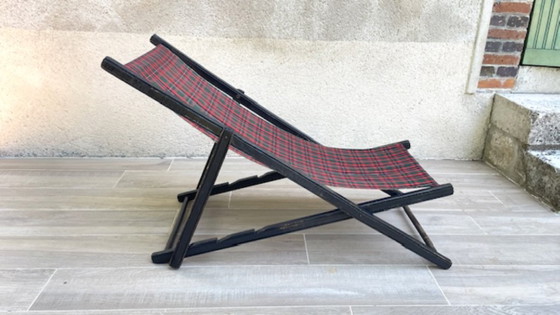 Vintage Canvas Folding Sun Lounger – Sunbed (photo 24 of 35)
