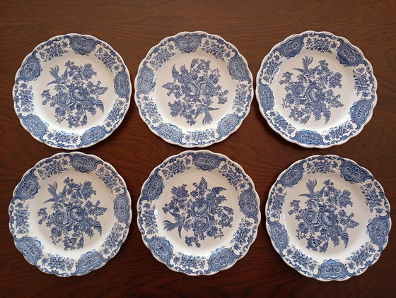 Piatti piani inglesi Ridgway 'Windsor' blu e bianco – Stoviglie, Porcelain (photo 12 of 22)