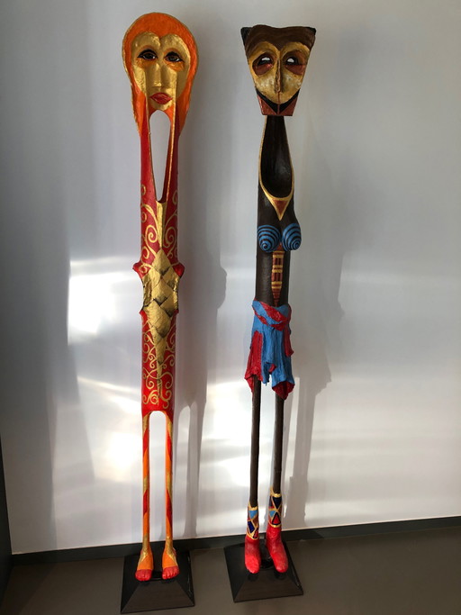 Gemma Bouwman Exclusive statues on pedestal 200cm