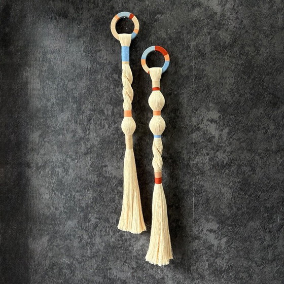 Image 1 of Handgefertigte Boho-Wandquasten-Dekoration – 120 cm
