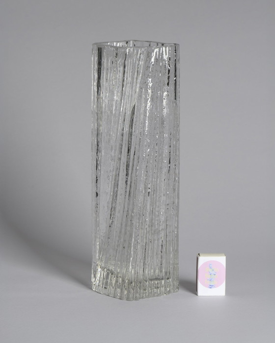 Image 1 of Curated Brutalism: A Rare Duo of Martin Freyer’s 'Glasstruktur' Vases for Rosenthal Studio Line, 1970s