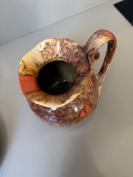 Vintage Dutch Lotus vase (Efkas - Huizen) 1930s