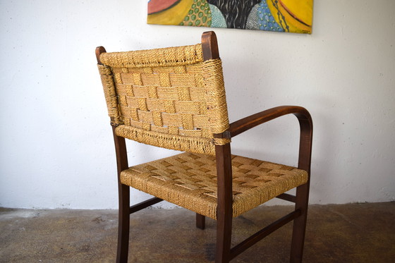 Image 1 of 1920 Bauhaus Erich Diekmann Sedia Poltrona Sedia Vintage Antiquariato