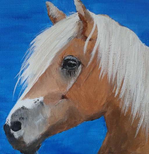 horse paintings 3 pieces