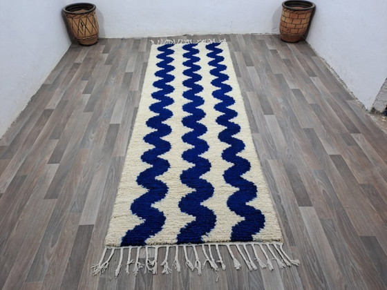Image 1 of Tappeto tradizionale marocchino in lana, 300 cm x 100 cm