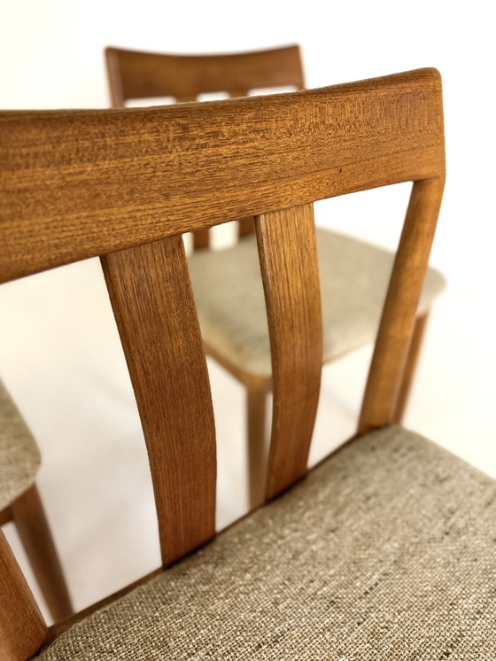 Image 1 of Ensemble de 6 chaises à repas vintage, Vamdrup Stolefabrik '70