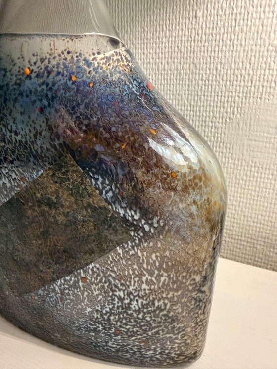 Image 1 of Jarrón "Satélite" Kosta Boda firmado por Bertil Vallien - Bronce oscuro grande (Modelo 89253)