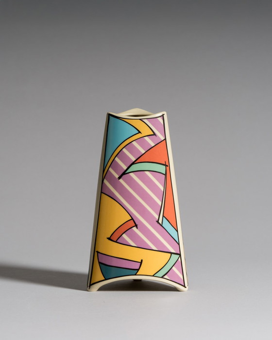 Image 1 of Dorothy Hafner for Rosenthal, “Flash” Vase Duo, Germany, 1980s