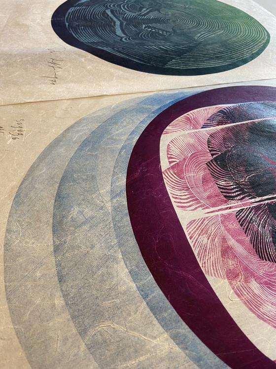 Image 1 of Due xilografie firmate - Marc Laffineur