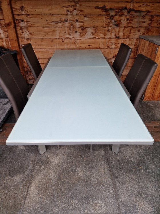 Image 1 of Mesa de comedor (Calligaris) con 4 sillas