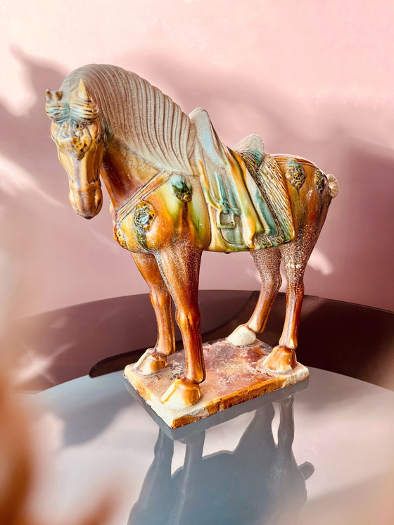 Image 1 of Statue de Sacai de l'ancienne dynastie Tang « cheval »