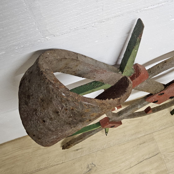 Image 1 of Antico ponte vittoriano in ferro battuto / recinzione / decorazione industriale / curiosità industriale (ciascuno)