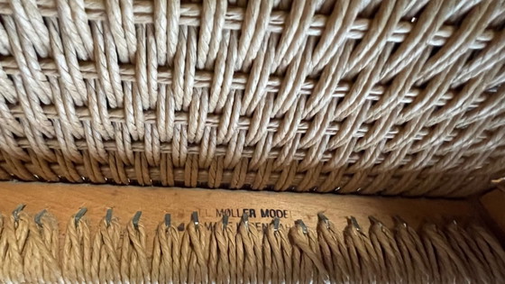 Image 1 of Set van 2 Niels Otto Møller Model 85 eetkamerstoelen