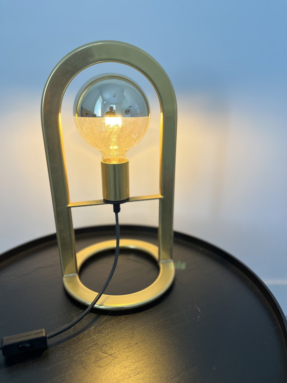 Image 1 of Midcentury brass table lamp