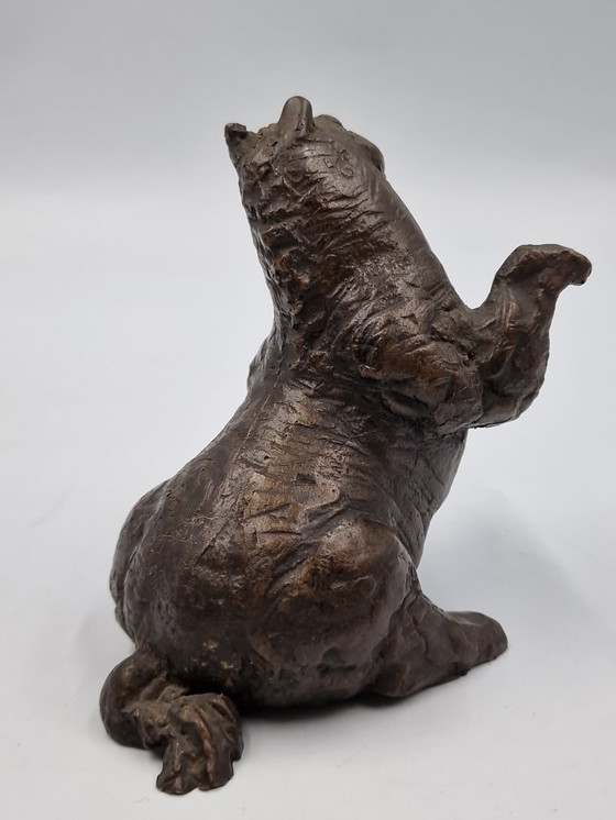 Image 1 of Kleine Bronzeskulptur eines Pferdes, Arthur Spronken?