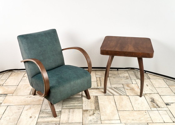 Image 1 of Poltrona modello H 410 tipo C, disegnata da Jindrich Halabala, anni '40, Cecoslovacchia.