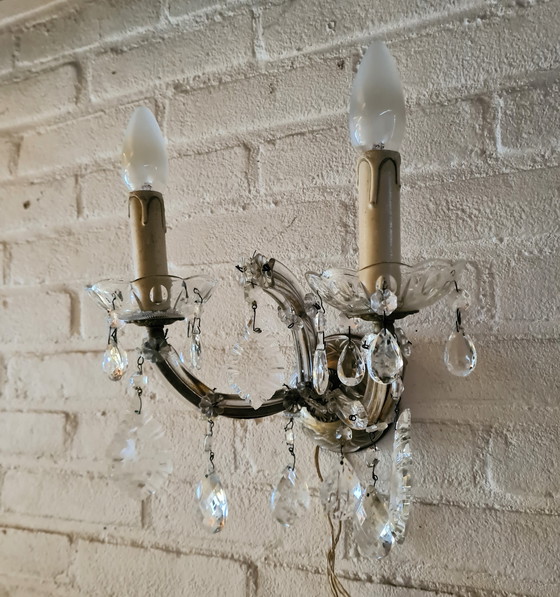 Image 1 of Lampada da parete in cristallo