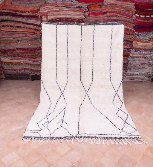 Handgeweven Traditioneel Vloerkleed van Natuurlijke Wol 150/250 Cm