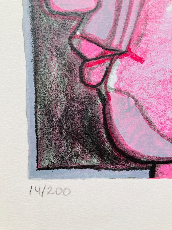 Image 1 of Corneille - Kleurrijke Zeefdruk - 1994