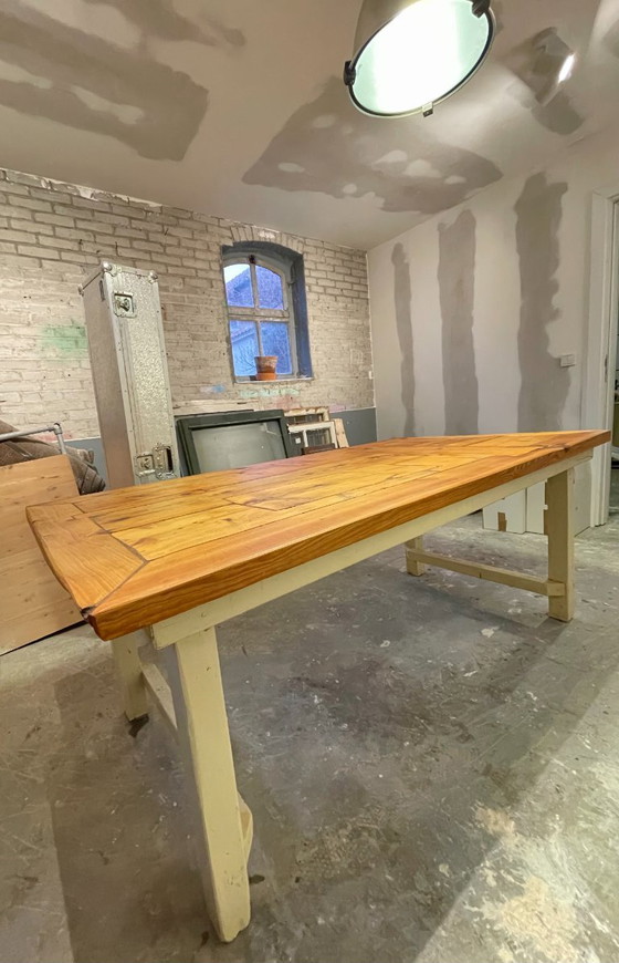 Image 1 of Tavolo in legno unico, design VanFraai.