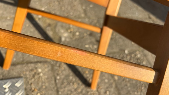 8 Danish Farstrup Dining chairs newly upholstered pink corduroy – Wood, Textile (photo 14 of 15)