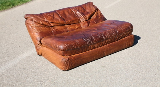 Canapé cuir vintage années 70 convertible – Canapés 2 places, Leather (photo 20 of 24)