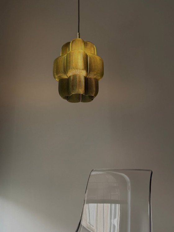 Image 1 of Petulia M "Olivine" ByLucop - Organic Sculptural Pendant Lamp - Artisan 3D Printed Design