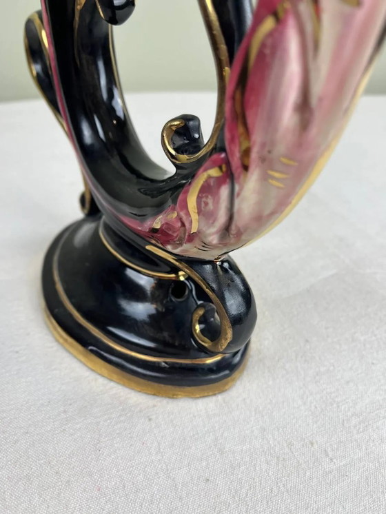 Jugendstil-Kronleuchter – Kerzenhalter, Porcelain, Ceramic, Art Nouveau (photo 8 of 14)