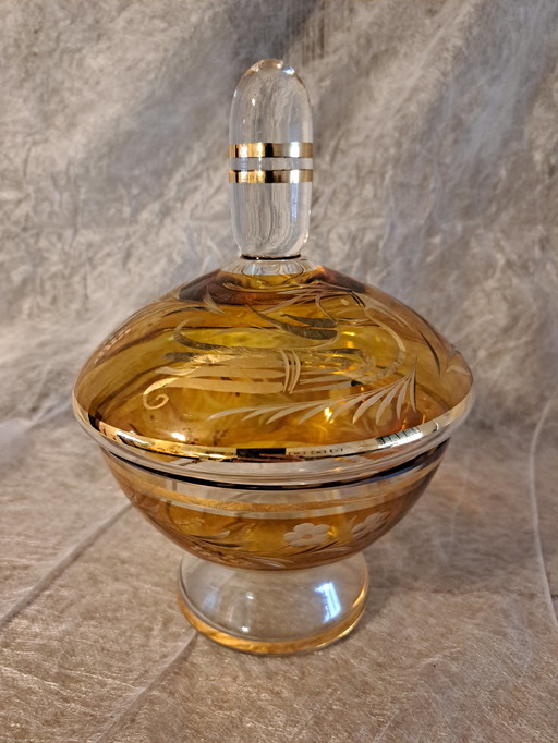 Bohemia kristal bonbonschaal