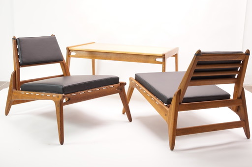 Silla de caza con mesa de Heinz Heger