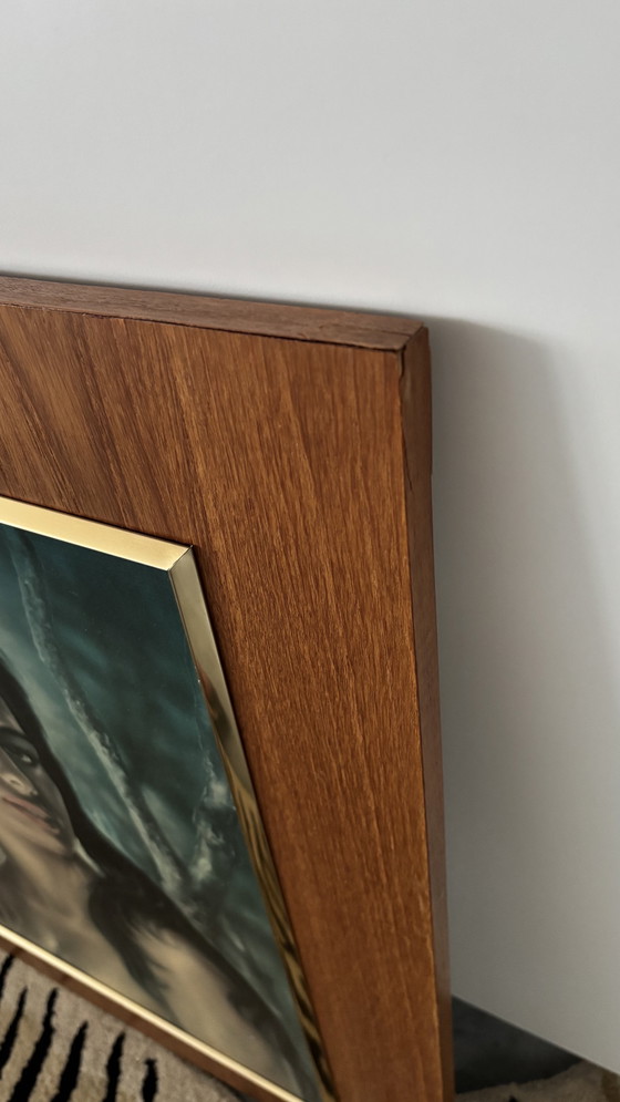 Image 1 of Quadro d'epoca, cornice, stampa, donna gitana, Joseph Henry Lynch