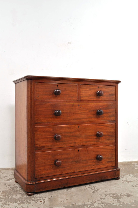 Image 1 of Vintage English Dresser Mahogany, 1880