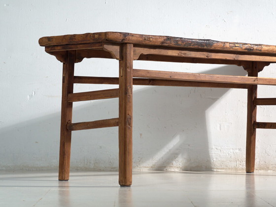 Antiker Konsolentisch aus Kiefernholz – China, circa 1930 – Rustic (photo 25 of 40)
