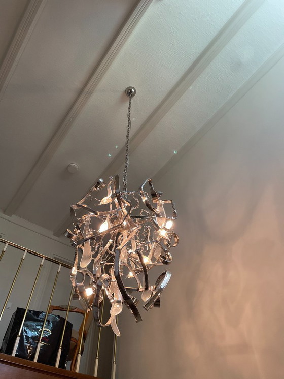 Image 1 of Lampadario a cono Delphinium di marca van Egmond