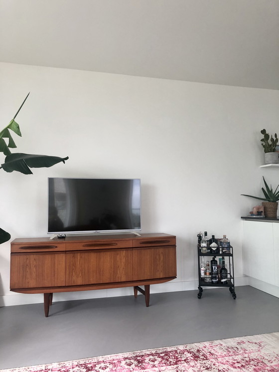 Image 1 of Moderne zwarte vintage drinks trolley - zo goed als nieuw!