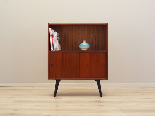Bibliothèque en teck, design danois, années 1970, Production : Danemark