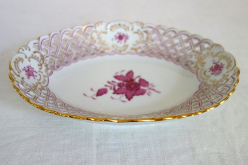 Ciotola in porcellana traforata, fabbrica di Herend, Ungheria – tafelaccessoires, Porcelain (photo 2 of 11)