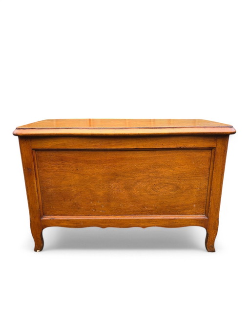 Cassapanca in legno massello vintage anni '70